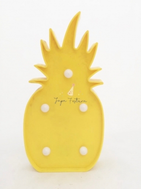 Abacaxi Plástico Led Amarelo Locação SP