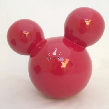 Cabeça Cerâmica Mickey G Vermelha Locação SP