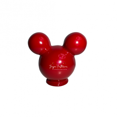 Cabeça Cerâmica Mickey G Vermelha Locação SP, Imagem 1