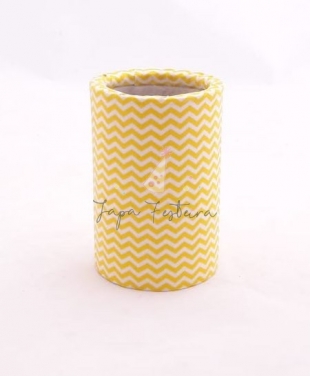 Suporte Pirulito Chevron Amarelo Locação SP