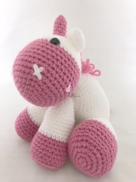 Unicórnio Croche Pink Locação SP, Imagem 2