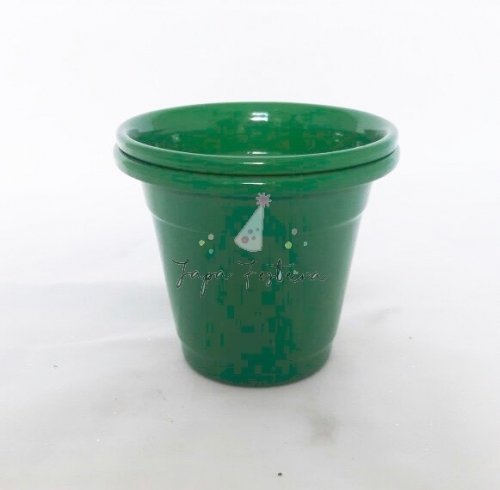 Vaso Alumínio P Verde Locação SP