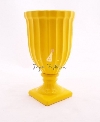 Vaso Cerâmica Boca Amarelo Quente G Locação SP, Imagem Thumbnail 1
