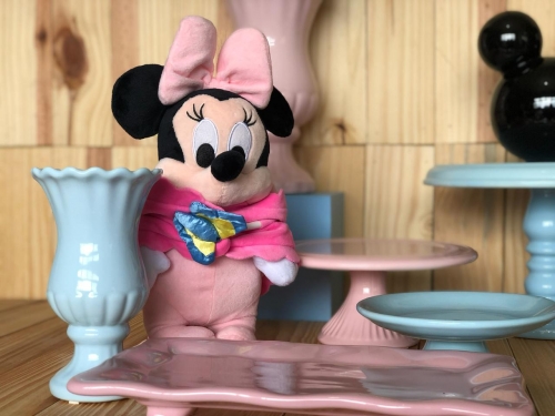 Kit Festa Chá Revelação Mickey e Minnie Baby Locação SP, Imagem 2