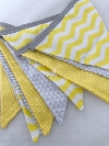 Bandeirola Chevron Amarelo com Cinza Locação SP, Imagem Thumbnail 1