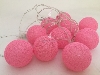 Varal Led Bolinha G Rosa Locação SP, Imagem Thumbnail 1