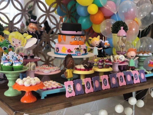 Kit Decoração Mundo Bita Festa de Aniversário Locação SP, Imagem 3