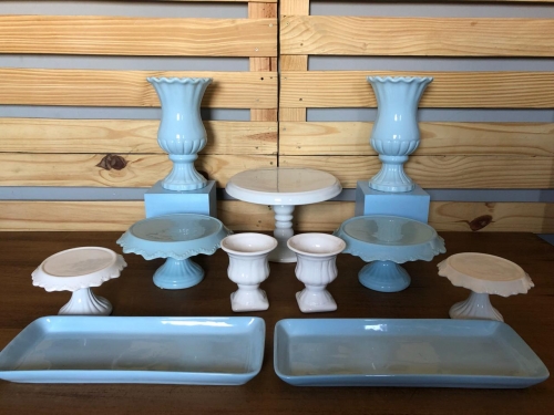 Kit Festa Azul e Branco Locação SP, Imagem 1