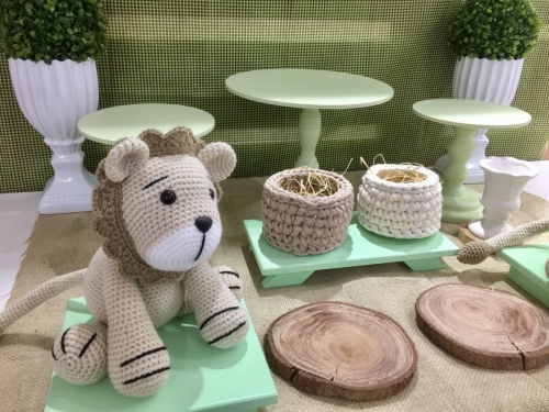 Kit Festa Leão Floresta Chá de Bebê Locação SP, Imagem 2