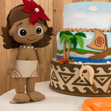 Kit Festa Mini Table Moana Baby Locação SP, Imagem 3