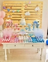 Kit Decoração Chá Revelação Nuvem Rosa e Azul Locação SP, Imagem Thumbnail 1
