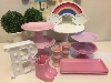 Kit Festa Arco Iris e Nuvem Rosa Menina Chuva de Amor Locação SP, Imagem Thumbnail 1
