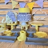 Kit Festa Elefante Chevron Amarelo Locação SP, Imagem Thumbnail 4
