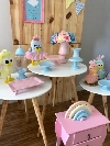 Kit Festa Mini Table Galinha Pintadinha Candy Color Feltro Locação SP, Imagem Thumbnail 3