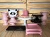 Kit Festa Panda Preto e Rosa Locação SP, Imagem Thumbnail 1
